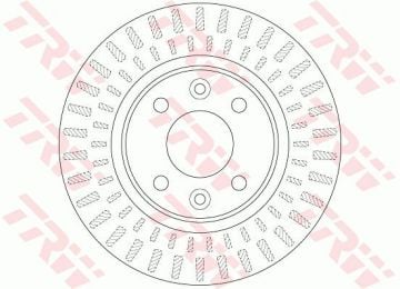 Renault Clio 4 Ön Fren Diski 1.2 16V 75 Beygir 258 mm Çap 2012-2019 TRW