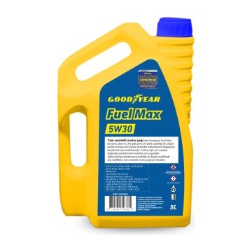 Goodyear Fuel Max 5W-30 Motor Yağı 5 Litre Tam Sentetik Partiküllü