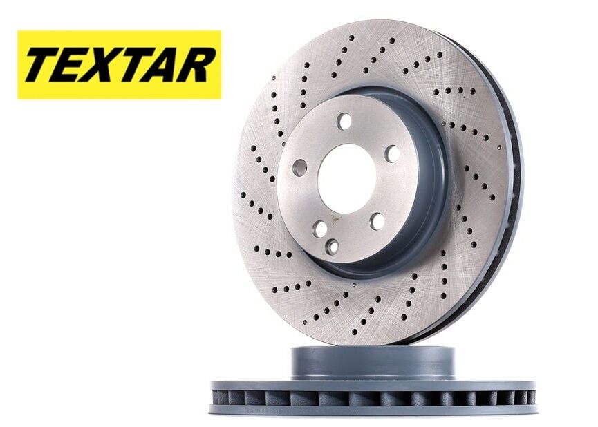 Mercedes E Serisi W212 Kasa E180 Ön Fren Diski Delikli 322 mm Çap AMG Spor Paket İçin 2009-2015 TEXTAR