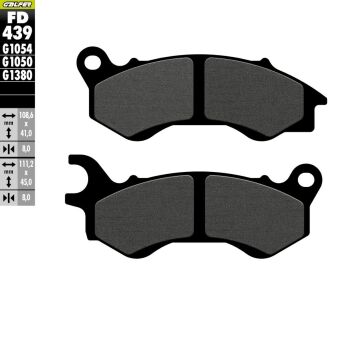 Kymco Like 125 Ön Fren Balatası 2023 Sonrası GALFER YARI METAL