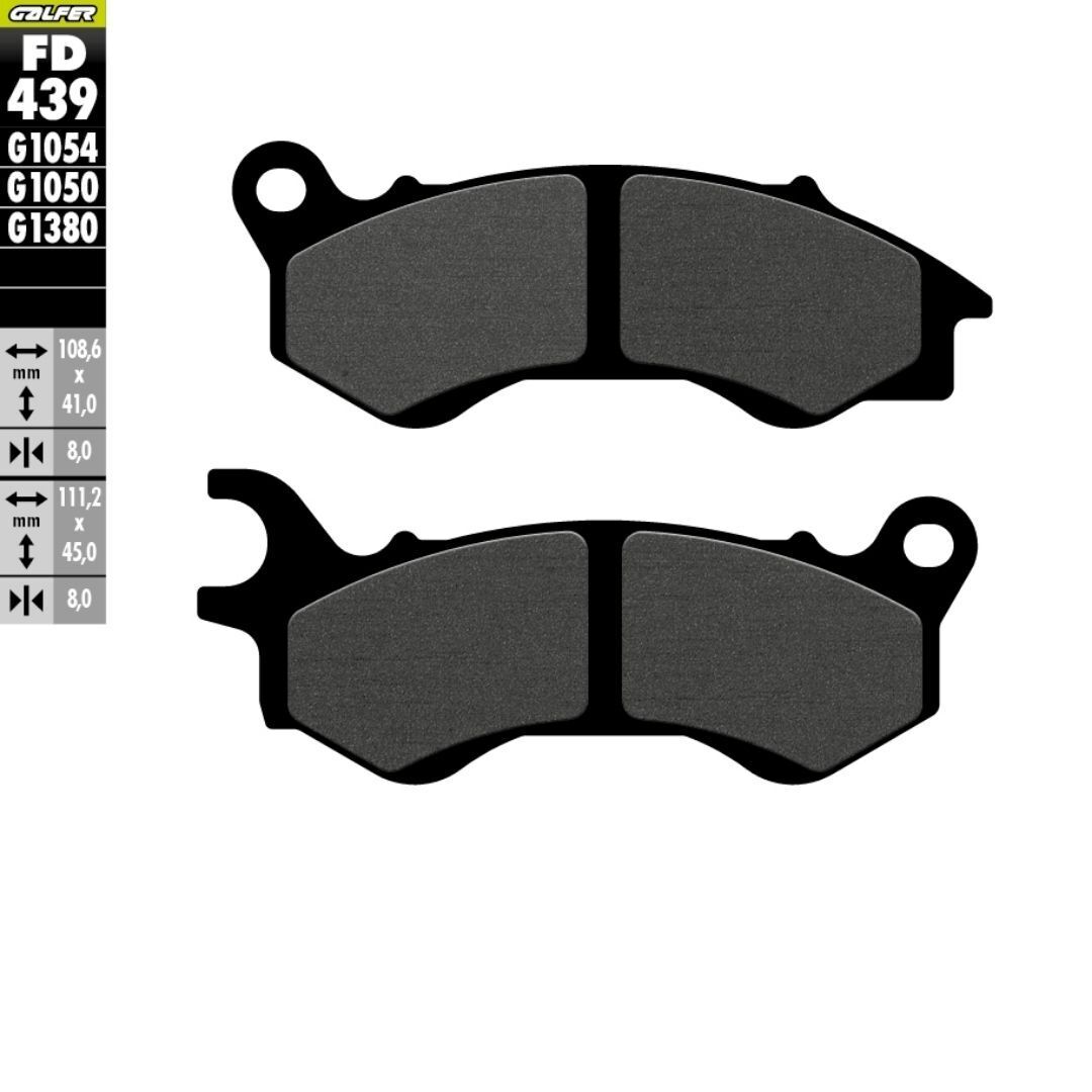 Kymco Sky Town 125 Ön Fren Balatası 2022 Sonrası GALFER YARI METAL