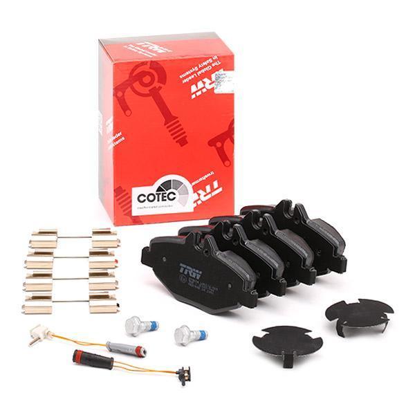 Mercedes E Serisi W211 Kasa E280 CDI Ön Fren Balatası Standart Paket 2002-2009 TRW