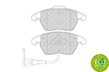Seat Leon 2 Ön Fren Balatası 1.2 TSI 105 Beygir 288 mm Disk İçin 2006-2012 FERODO