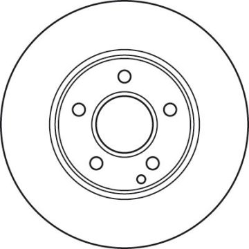 Mercedes 204 Kasa C180 Ön Fren Diski Standart Paket 288 mm Çap 2007-2013 TRW