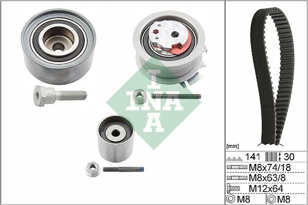 Volkswagen Passat B6 Triger Seti 2.0 TDI 140 Beygir 2006-2011 INA
