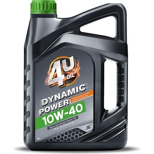 4U Oil Dynamic Power 10W-40 Mineral Motor Yağı 4 Litre Üretim Yılı 2022