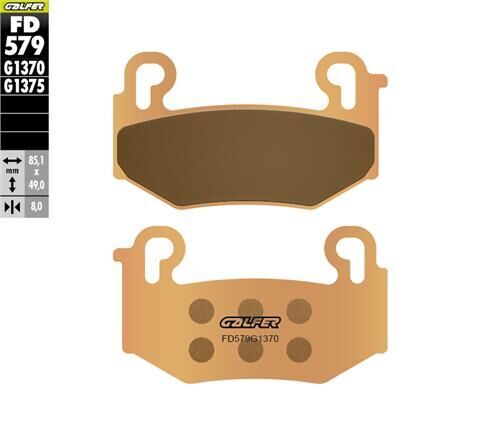 BMW R 1300 GS ADVENTURE Ön Fren Balatası 2024 Sonrası GALFER SİNTER METAL