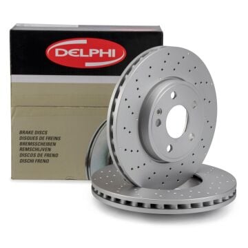 Mercedes 117 Kasa CLA200 Ön Fren Diski Delikli 295 mm Çap AMG Spor Paket 2013-2019 DELPHI