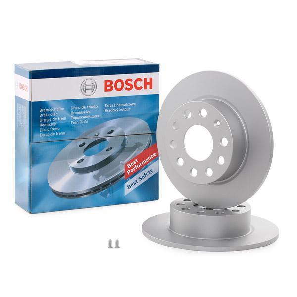 Skoda Octavia 3 Arka Fren Diski 1.2 TSI 255 mm Çap 2013-2020 BOSCH