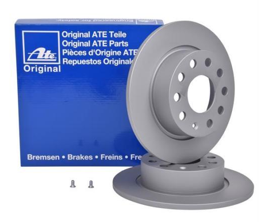 Volkswagen Jetta 3 Arka Fren Diski 1.4 TSI 122 Beygir 253 mm Çap 2006-2011 ATE ORIGINAL