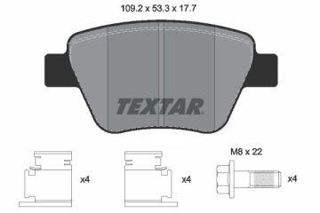 Volkswagen Caddy Arka Fren Balatası 2.0 TDI 2011-2015 TEXTAR