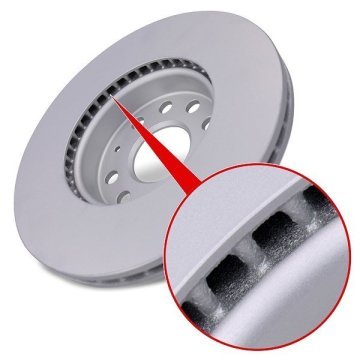 Volkswagen Golf 7 Ön Fren Diski 1.0 TSI 110 Beygir 288 mm Çap 2013-2020 ATE ORIGINAL