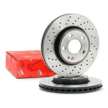 Mercedes B Serisi W246 Kasa B200 Ön Fren Diski Delikli 295 mm Çap AMG Spor Paket 2012-2018 TRW