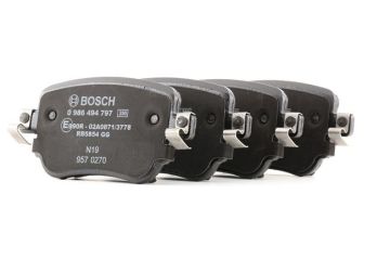 Skoda Octavia Arka Fren Balatası 1.6 TDI Elektrikli El Freni İçin 2013-2020 BOSCH