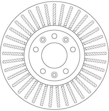 Citroen C5 Aircross Ön Fren Diski 1.2 PureTech 130 Beygir 304 mm Çap 2018-2025 TRW