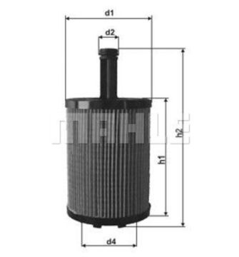 Audi A4 Yağ Filtresi 2.0 TDI 140 Beygir 2005-2008 KNECHT / MAHLE