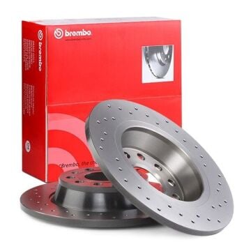 Seat Leon 2 Performanslı Arka Fren Diski 2.0 TFSI 282 mm Çap Delikli 2006-2012 BREMBO XTRA