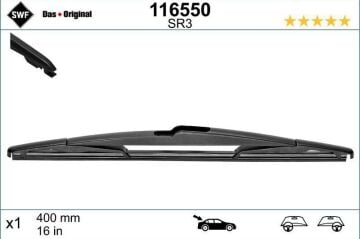 Opel Vectra C Arka Silecek 40 cm 2002-2005 SWF
