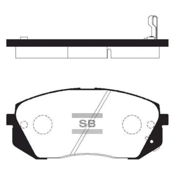 Kia Sportage Ön Fren Balatası 2011-2015 SANGSIN HI-Q