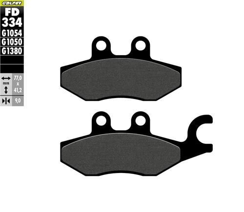 Piaggio Beverly 400 Arka Fren Balatası 2022 Sonrası GALFER YARI METAL SCOOTER