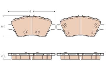 Ford B-Max Ön Fren Balatası 1.0 125 Beygir 2012 Sonrası TRW