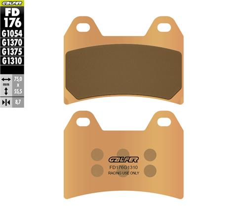 KTM 790 DUKE Ön Fren Balatası 2024 Sonrası GALFER SİNTER METAL RACING