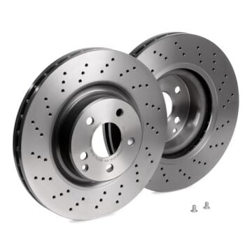 Mercedes E Serisi W211 Kasa E200 CDI Ön Fren Diski 122 Beygir AMG Spor Paket Delikli 330 mm Çap 2002-2009 BREMBO