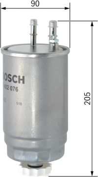 Fiat Bravo Mazot Filtresi 1.6 Multijet 2008-2014 BOSCH