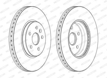 Opel Mokka Ön Fren Diski  1.4 Turbo 140 Beygir 2012-2020 FERODO
