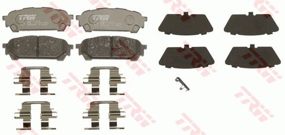 Subaru Impreza GD Kasa 2.0 Arka Fren Balatası 2003-2007 TRW