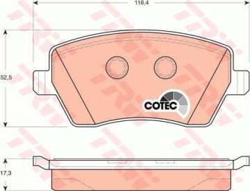 Nissan Micra Ön Fren Balatası 2003-2010 TRW