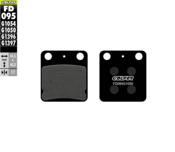 Kawasaki Kx 65 Arka Fren Balatası 2024 Sonrası GALFER YARI METAL SCOOTER