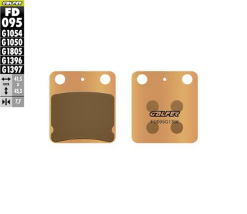 Kawasaki Kx 65 Arka Fren Balatası 2024 Sonrası GALFER SİNTER METAL OFF ROAD