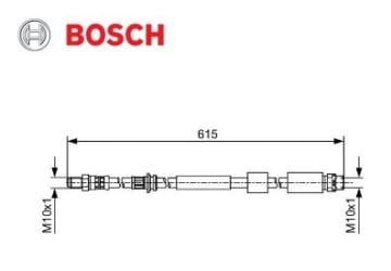 BMW 3 Serisi F30 Kasa Ön Fren Hortumu 2012-2019 BOSCH