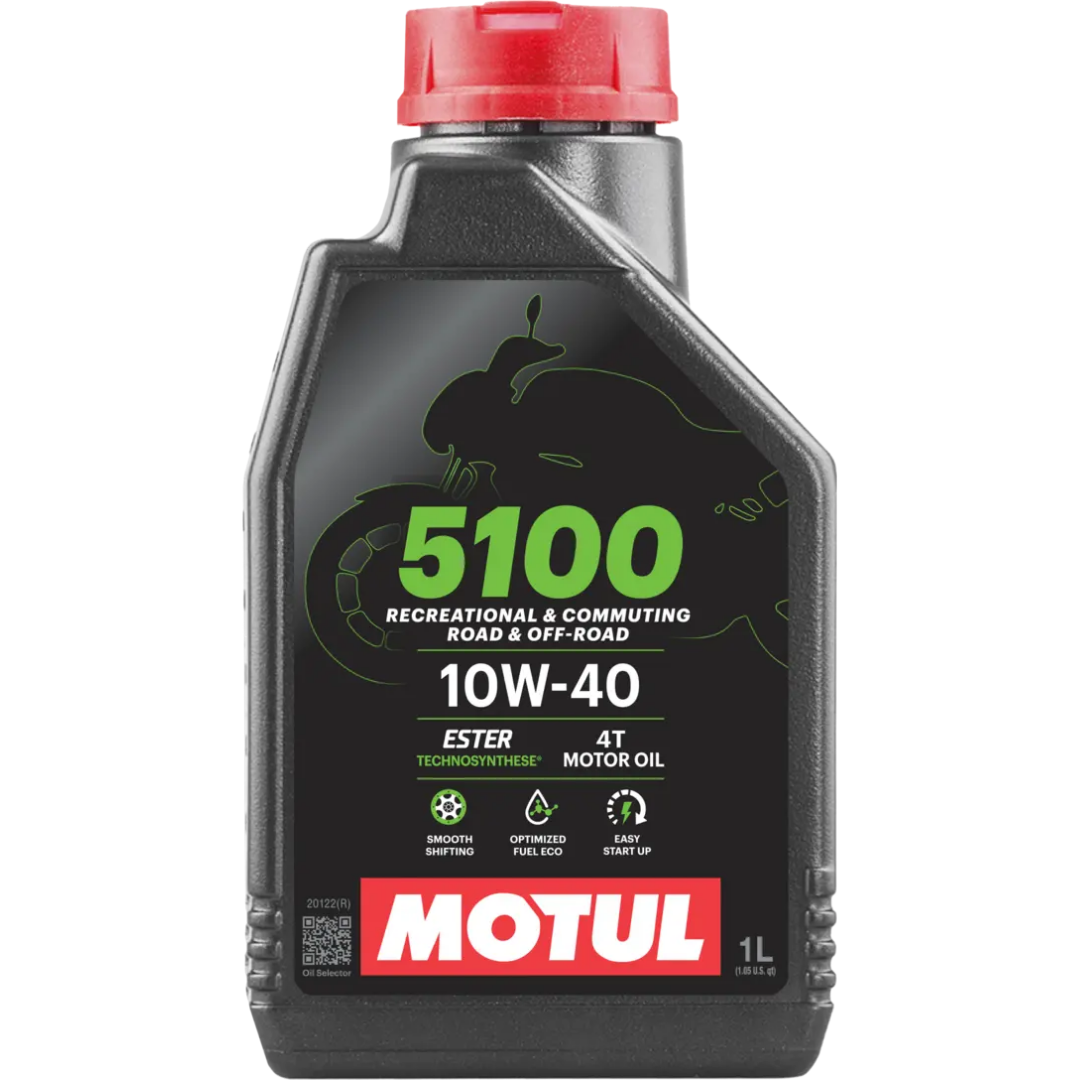 MOTUL 5100 10W40 4T 1 Litre Motosiklet Motor Yağı