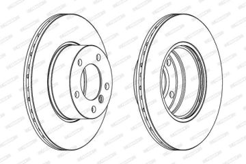 BMW E39 520i Ön Fren Diski 150 Beygir 296 mm Çap 1996-2000 FERODO