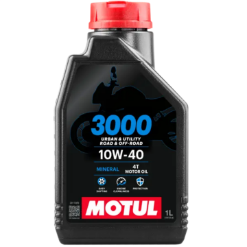 MOTUL 3000 10W40 4T 1 Litre Motosiklet Motor Yağı
