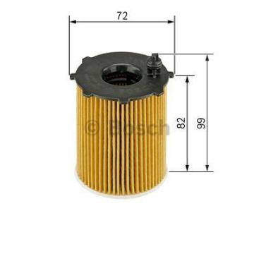 Volvo C30 Yağ Filtresi 1.6 D2 115 Beygir 2007-2012 BOSCH