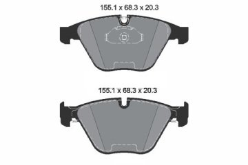 BMW 7 Serisi E65 Kasa 745i Ön Fren Balatası 2002-2008 TEXTAR