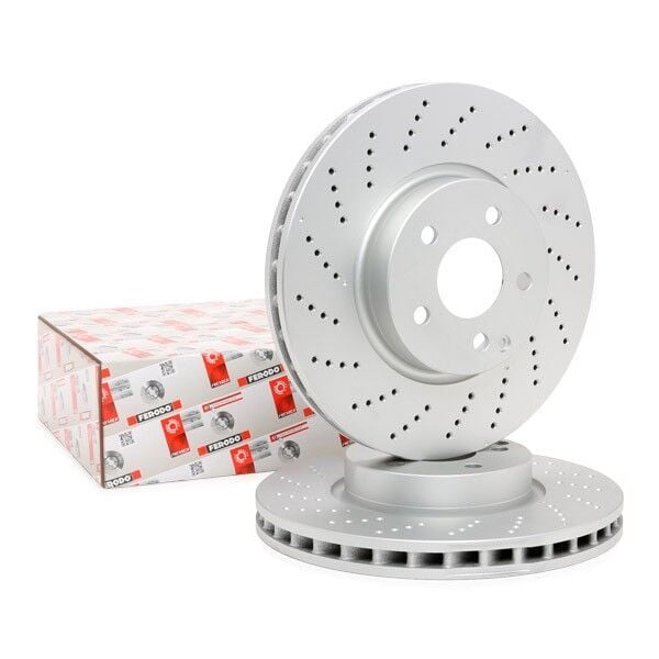 Mercedes E Serisi W212 Kasa E200 CGI Ön Fren Diski Delikli 322 mm Çap AMG Spor Paket İçin 2009-2015 FERODO