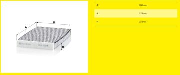 Opel Crossland X Karbonlu Polen Filtresi 1.2 Turbo 110 Beygir 2017 Sonrası MANN