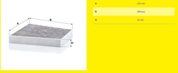 Mercedes E Serisi W211 Kasa E280 CDI Karbonlu Polen Filtresi 177 Beygir 2002-2009 MANN