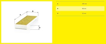 Citroen C5 Aircross Antialerjik Karbonlu Polen Filtresi 1.2 Puretech 130 Beygir 2018-2025 MANN
