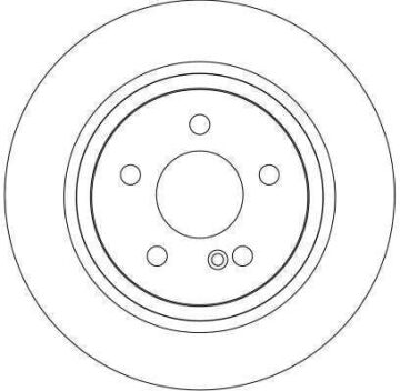 Mercedes E Serisi W211 Kasa E320 CDI Arka Fren Diski Standart Paket 300 mm Çap 2002-2009 TRW