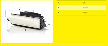 Mercedes E Serisi W212 Kasa E350 CDI Hava Filtresi 3.0 252 Beygir 2009-2015 MANN