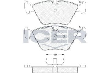BMW E36 M3 Ön Fren Balatası 321 Beygir 1991-1998 ICER