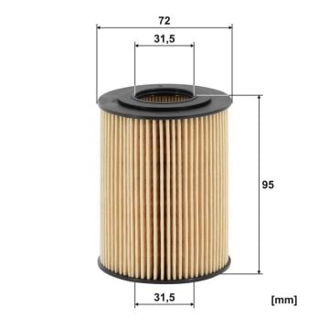 Mercedes E Serisi W212 Kasa E350 CDI Yağ Filtresi 3.0 252 Beygir 2009-2015 FILTRON