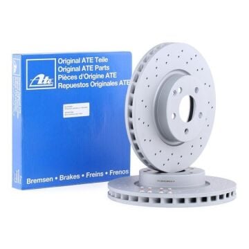 Mercedes E Serisi W212 Kasa E250 CGI Ön Fren Diski Delikli 322 mm Çap AMG Spor Paket İçin 2009-2015 ATE ORIGINAL