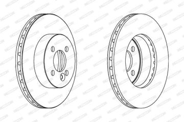 Mini One R56 Ön Fren Diski 280 mm Çap 2007-2014 FERODO