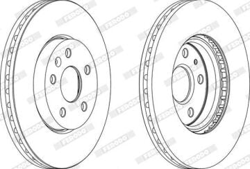 Opel Insignia A Ön Fren Diski 2.0 CDTI 160 Beygir 2008-2016 FERODO